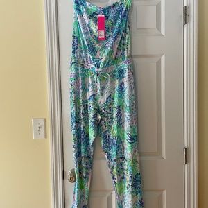 NWT Lilly Pulitzer Strapless Jumpsuit